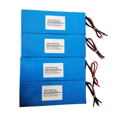 Rechargeable 22.4V 6AH Cylindrical Lithium Ion Phosphate Battery Pack For Portable Electronics
