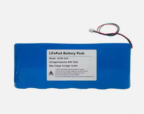 Good price 9.6V 12Ah Rechargeable Cylindrical 32700 Lifepo4 Battery Pack For Solar Alarm System online